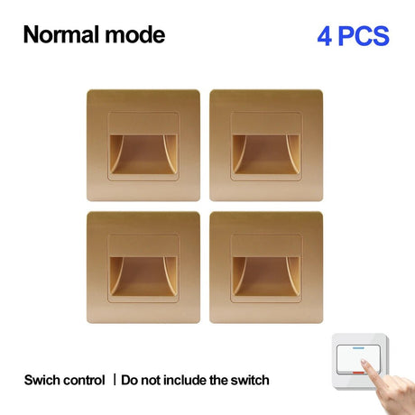 Wall Lamp Recessed Led Wall Light With Motion Sensor - Hans Lumiere