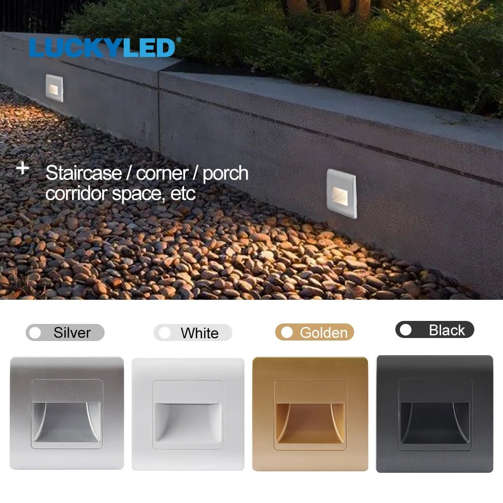 Wall Lamp Recessed Led Wall Light With Motion Sensor - Hans Lumiere