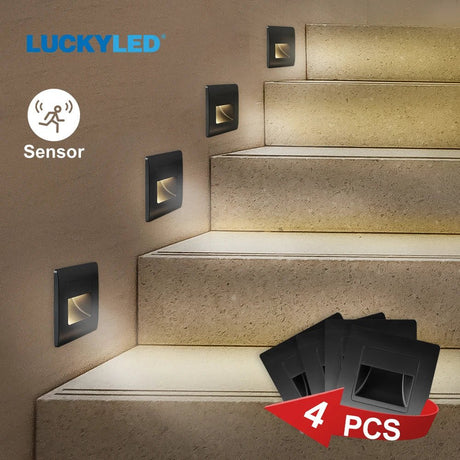 Wall Lamp Recessed Led Wall Light With Motion Sensor - Hans Lumiere