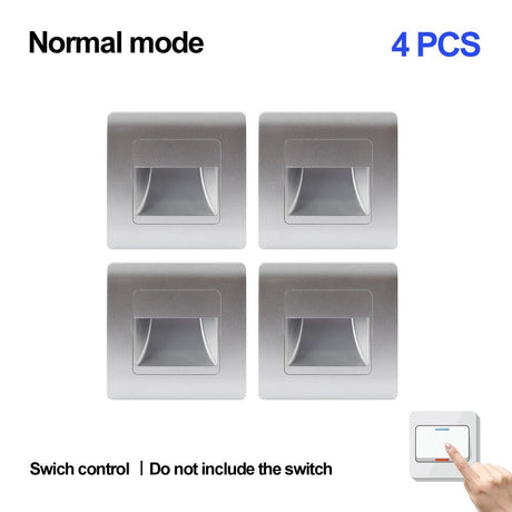 Wall Lamp Recessed Led Wall Light With Motion Sensor - Hans Lumiere