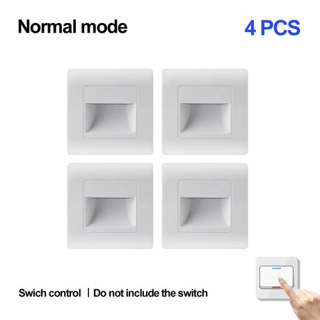 Wall Lamp Recessed Led Wall Light With Motion Sensor - Hans Lumiere