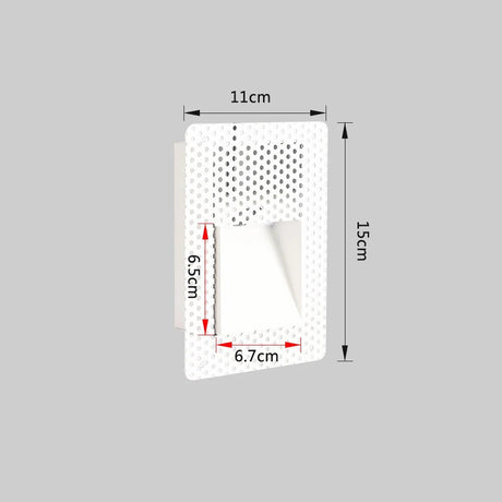 Wall Lamp Recessed Night Light With PIR Sensor - Hans Lumiere