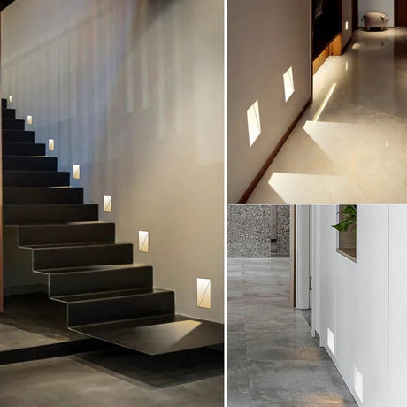 Wall Lamp Recessed Night Light With PIR Sensor - Hans Lumiere
