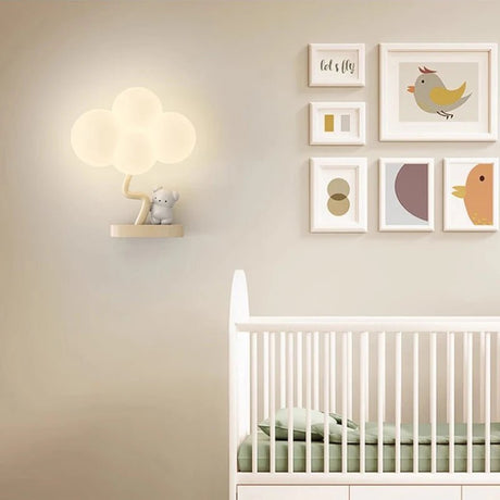 Warm Cute Children's Room Cloud Wall LED Lamp - Hans Lumiere