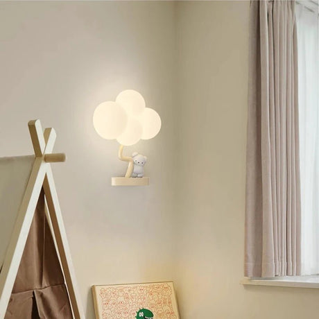 Warm Cute Children's Room Cloud Wall LED Lamp - Hans Lumiere