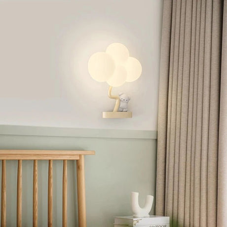 Warm Cute Children's Room Cloud Wall LED Lamp - Hans Lumiere