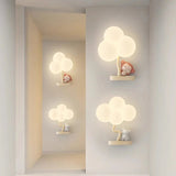 Warm Cute Children's Room Cloud Wall LED Lamp - Hans Lumiere