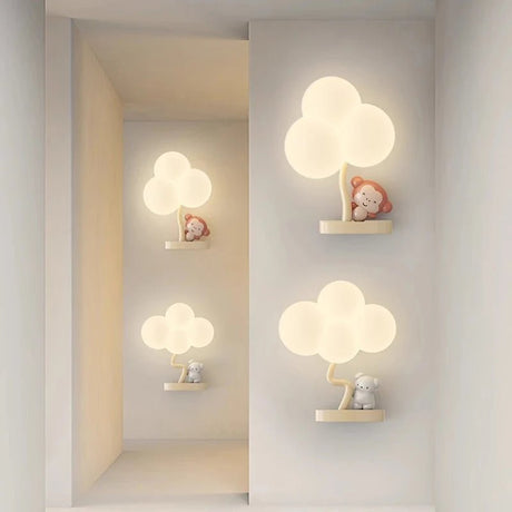 Warm Cute Children's Room Cloud Wall LED Lamp - Hans Lumiere