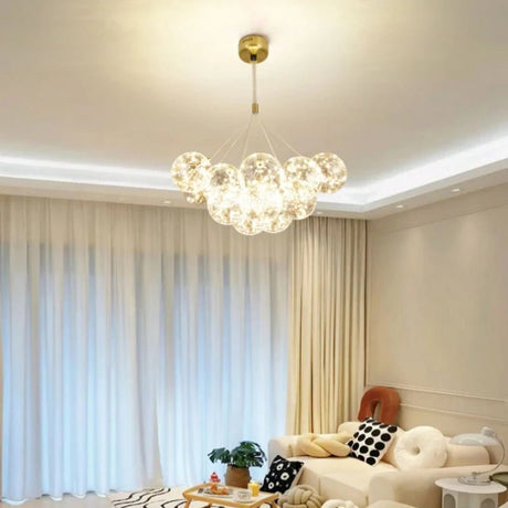 Warm Romantic Glass Bubble LED Chandeliers - Hans Lumiere