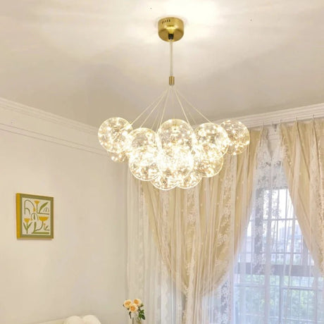 Warm Romantic Glass Bubble LED Chandeliers - Hans Lumiere