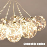Warm Romantic Glass Bubble LED Chandeliers - Hans Lumiere