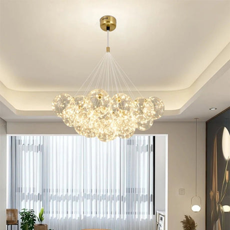 Warm Romantic Glass Bubble LED Chandeliers - Hans Lumiere