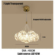 Warm Romantic Glass Bubble LED Chandeliers - Hans Lumiere