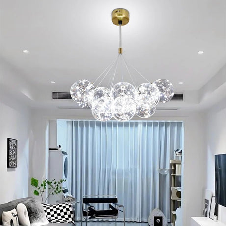 Warm Romantic Glass Bubble LED Chandeliers - Hans Lumiere