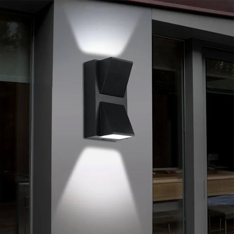 Waterproof Dual Head Aluminum LED Wall Light - Hans Lumiere