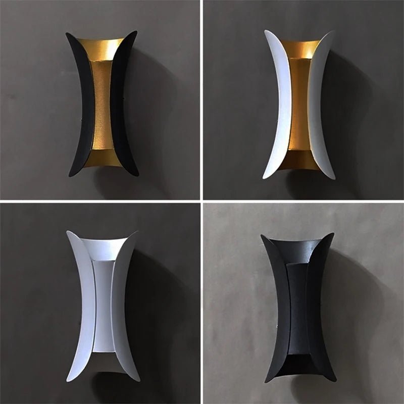 Waterproof LED Wall Lamp 10W – IP65 Aluminum Indoor/Outdoor Sconce - Hans Lumiere