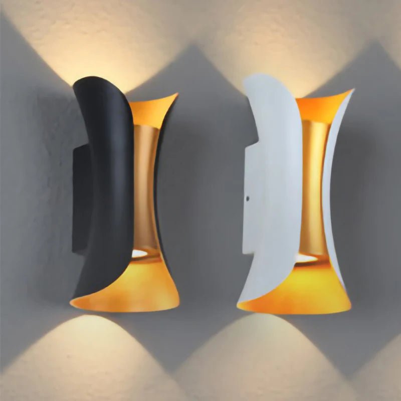 Waterproof LED Wall Lamp 10W – IP65 Aluminum Indoor/Outdoor Sconce - Hans Lumiere