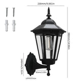 Waterproof Solar Porch Light With Motion Sensor - Hans Lumiere