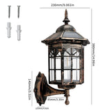 Waterproof Solar Porch Light With Motion Sensor - Hans Lumiere