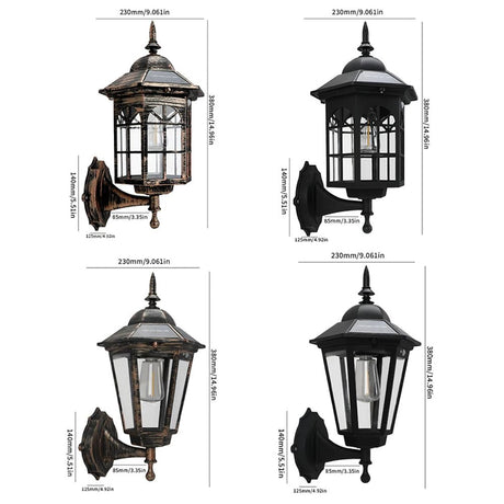 Waterproof Solar Porch Light With Motion Sensor - Hans Lumiere
