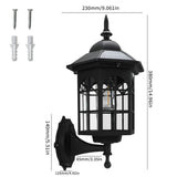 Waterproof Solar Porch Light With Motion Sensor - Hans Lumiere