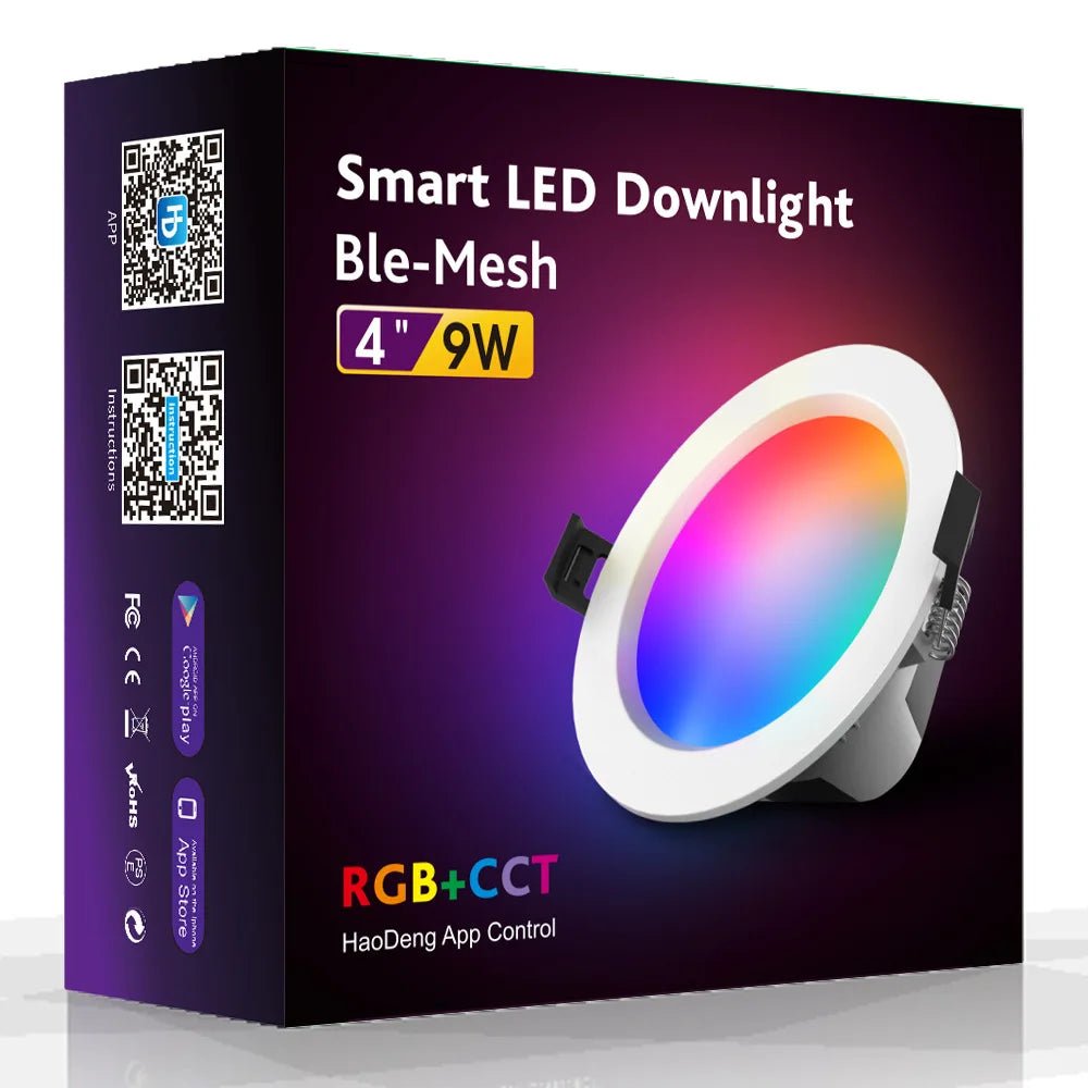 WiFi and Bluetooth Dual - Mode Smart Panel Downlight - Hans Lumiere