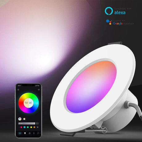 WiFi and Bluetooth Dual - Mode Smart Panel Downlight - Hans Lumiere