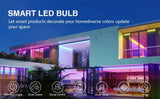 WiFi Bluetooth Smart LED Bulb E27 RGB + Tunable White, Alexa & Google, 1-12 Pack - Hans Lumiere