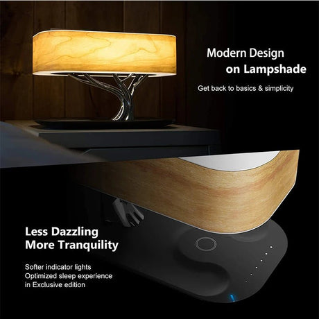 Wireless Phone Charger LED Table Lamp - Hans Lumiere