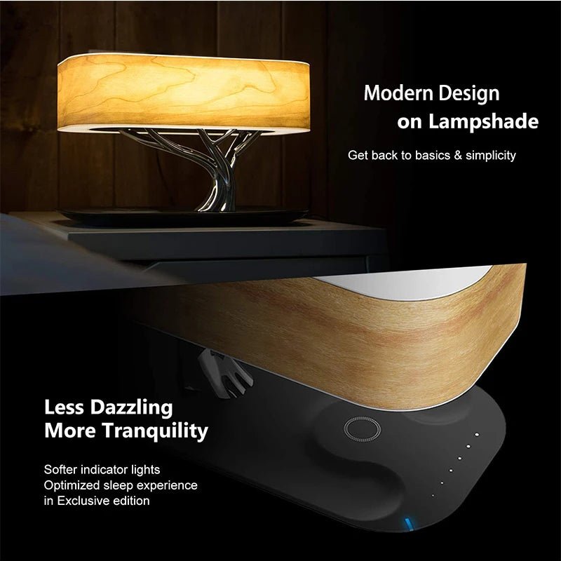Wireless Phone Charger LED Table Lamp - Hans Lumiere