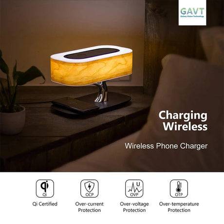 Wireless Phone Charger LED Table Lamp - Hans Lumiere