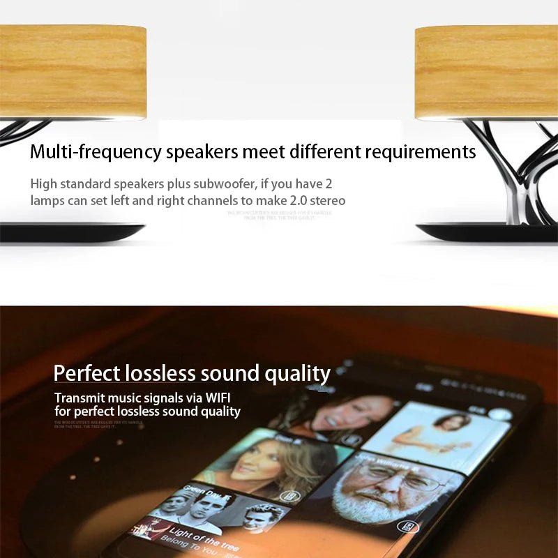 Wireless Phone Charger LED Table Lamp - Hans Lumiere