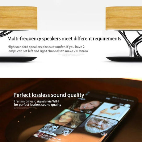 Wireless Phone Charger LED Table Lamp - Hans Lumiere