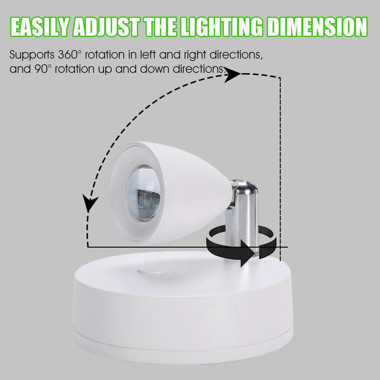 Wireless Rechargeable LED Uplight Spotlight for Plants & Art - Hans Lumiere