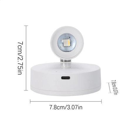 Wireless Rechargeable LED Uplight Spotlight for Plants & Art - Hans Lumiere