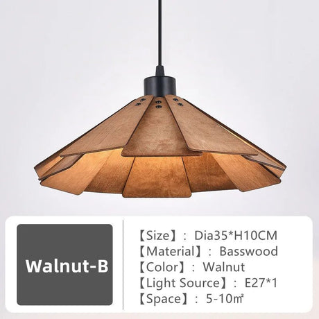 Wooden Nordic Pendant Light Ceiling Chandelier - Hans Lumiere