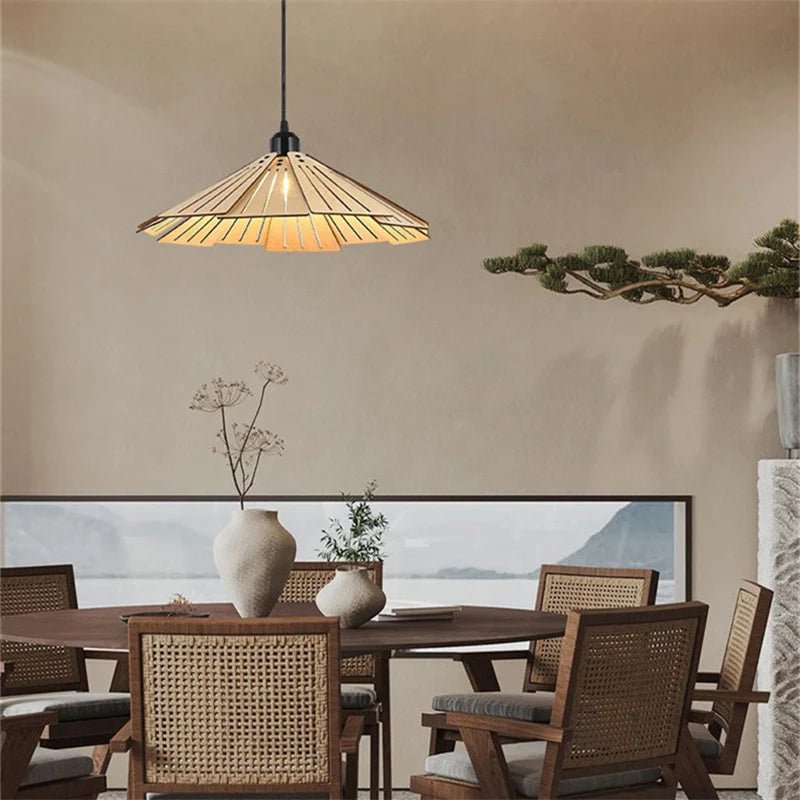 Wooden Nordic Pendant Light Ceiling Chandelier - Hans Lumiere
