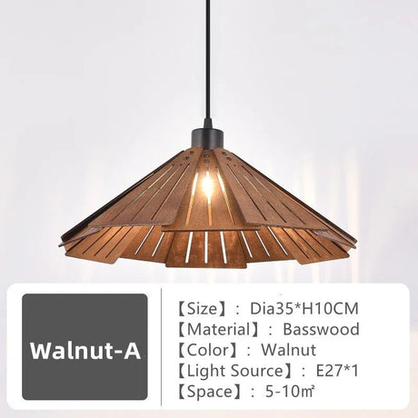 Wooden Nordic Pendant Light Ceiling Chandelier - Hans Lumiere