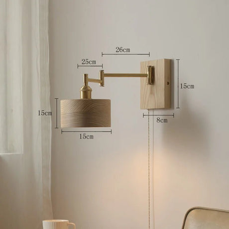 Woodiness LED Simplicity Wall Lamp - Hans Lumiere