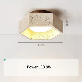 Yellow Cave Stone LED Downlight Ceiling Lamp - Hans Lumiere