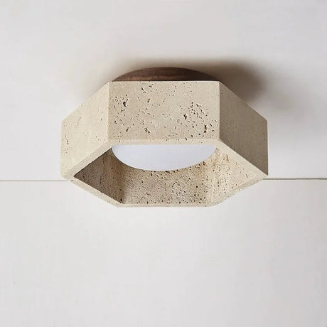 Yellow Cave Stone LED Downlight Ceiling Lamp - Hans Lumiere