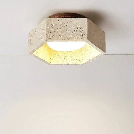 Yellow Cave Stone LED Downlight Ceiling Lamp - Hans Lumiere