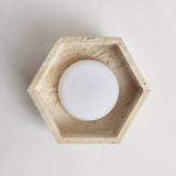 Yellow Cave Stone LED Downlight Ceiling Lamp - Hans Lumiere
