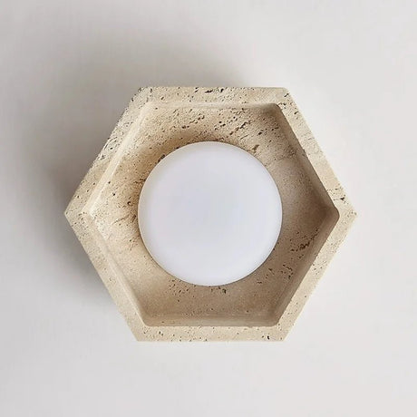 Yellow Cave Stone LED Downlight Ceiling Lamp - Hans Lumiere