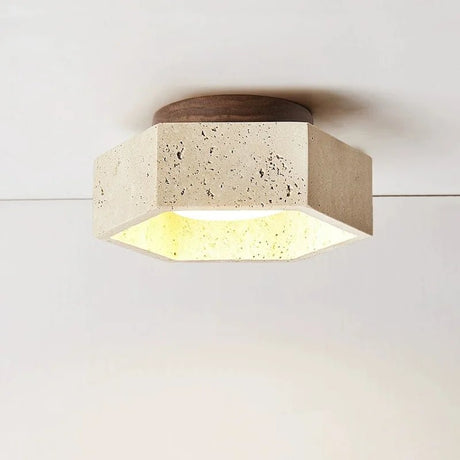 Yellow Cave Stone LED Downlight Ceiling Lamp - Hans Lumiere