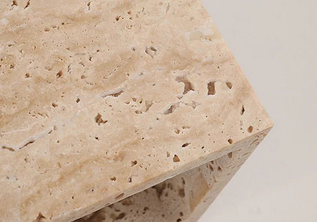 Yellow Travertine Stone Wall Sconce | Indoor & Outdoor Light - Hans Lumiere