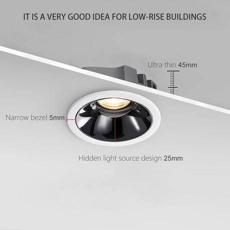 Zigbee DALI Smart Recessed Spotlight – 5CCT LED Downlight - Hans Lumiere